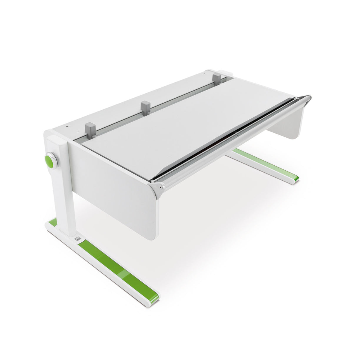 moll Drawer Cover for Champion Desk, View of Drawer Cover Beneath the Desk Surface