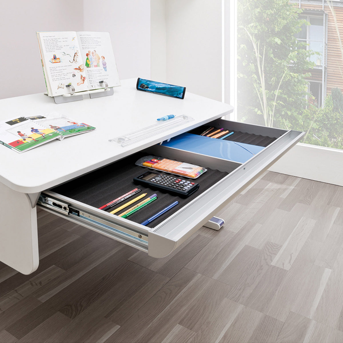 moll Giant Drawer for Champion Desk, Foam Inserts Secure Contents