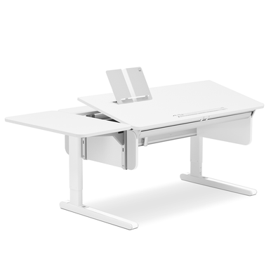 moll Side Top Extension for Champion Desk, Shown on Desk